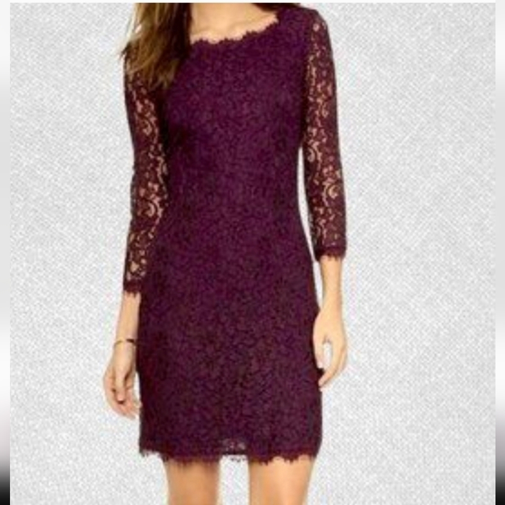 Aritzia Burgundy Lace Dress